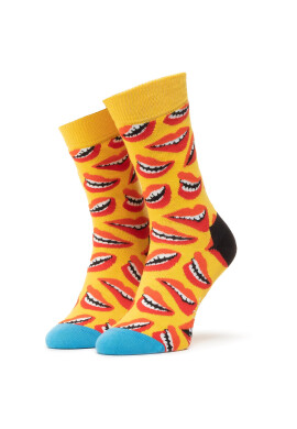 Happy Socks Дълги чорапи unisex LIP01-2200 Жълт - Pepit.bg