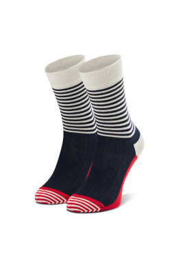 Happy Socks Дълги чорапи unisex SH01-068 Тъмносин - Pepit.bg