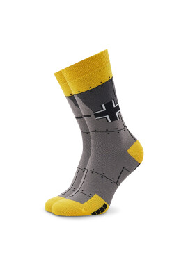 Heel Tread Дълги чорапи unisex Me109 Сив - Pepit.bg