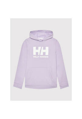 Helly Hansen Суитшърт Logo 41677 Виолетов Regular Fit - Pepit.bg
