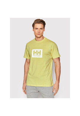 Helly Hansen Тишърт Box 53285 Жълт Regular Fit - Pepit.bg