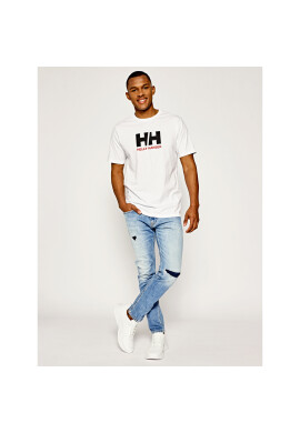 Helly Hansen Тишърт Hh Logo 33797 Бял Regular Fit - Pepit.bg