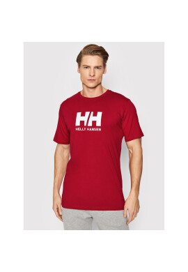 Helly Hansen Тишърт Logo 33979 Червен Regular Fit - Pepit.bg
