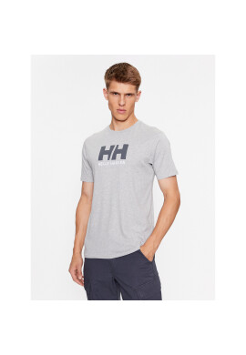 Helly Hansen Тишърт Logo 33979 Сив Regular Fit - Pepit.bg