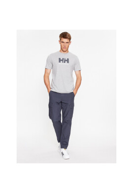 Helly Hansen Тишърт Logo 33979 Сив Regular Fit - Pepit.bg
