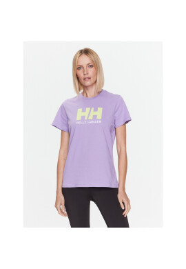 Helly Hansen Тишърт Logo 34112 Виолетов Regular Fit - Pepit.bg
