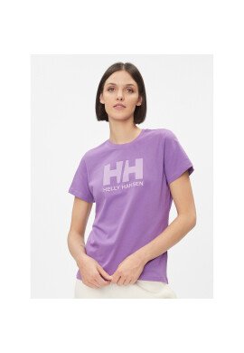 Helly Hansen Тишърт Logo 34112 Виолетов Regular Fit - Pepit.bg