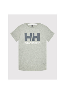 Helly Hansen Тишърт Logo 41709 Сив Regular Fit - Pepit.bg