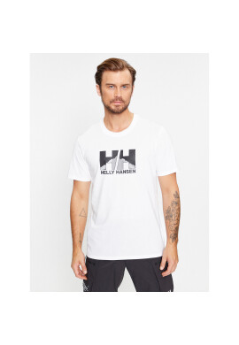 Helly Hansen Тишърт Nord Graphic 62978 Бял Regular Fit - Pepit.bg