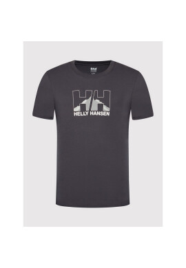 Helly Hansen Тишърт Nord Graphic 62978 Сив Regular Fit - Pepit.bg