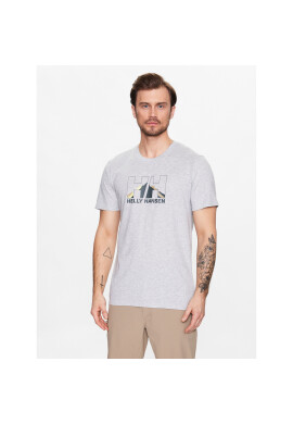 Helly Hansen Тишърт Nord Graphic 62978 Сив Regular Fit - Pepit.bg