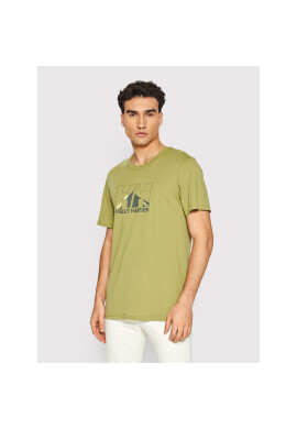 Helly Hansen Тишърт Nord Graphic 62978 Зелен Regular Fit - Pepit.bg