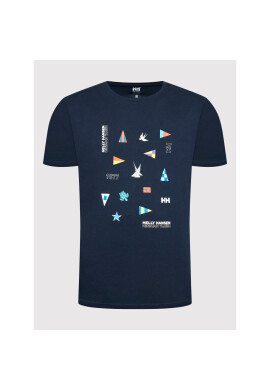 Helly Hansen Тишърт Shoreline 34222 Тъмносин Regular Fit - Pepit.bg