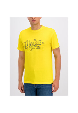 Helly Hansen Тишърт Skog Graphic 62856 Жълт Regular Fit - Pepit.bg