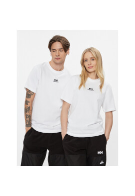 Helly Hansen Тишърт Yu Patch 53391 Бял Regular Fit - Pepit.bg