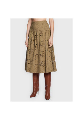 Herskind Миди пола Ingrid 4662831 Кафяв Regular Fit - Pepit.bg