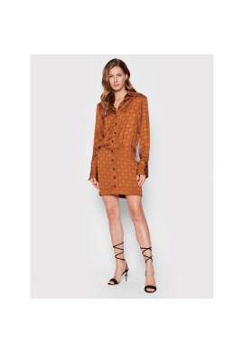 Herskind Рокля тип риза Bree 4426876 Кафяв Regular Fit - Pepit.bg