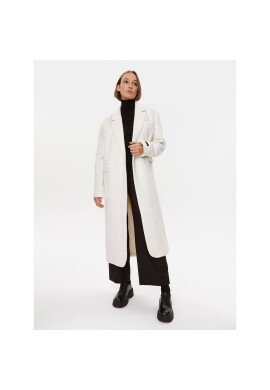 Herskind Вълнено палто Wanda 4575816 Екрю Oversize - Pepit.bg