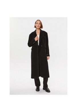 Herskind Вълнено палто Wanda 4908816 Черен Oversize - Pepit.bg