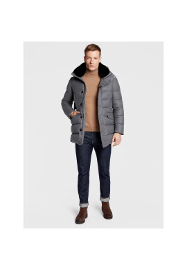 Hetregó Пухено яке 8M514R 22WU18 Сив Regular Fit - Pepit.bg