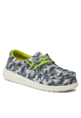Hey Dude Обувки Wally Youth Camodino 40043-425 Сив - Pepit.bg