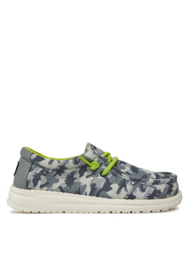 Hey Dude Обувки Wally Youth Camodino 40043-425 Сив - Pepit.bg