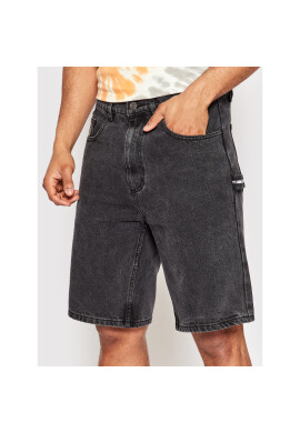 HUF Дънкови шорти Workman PT00202 Черен Regular Fit - Pepit.bg