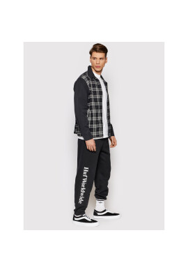 HUF Долнище анцуг Essentials PT00176 Черен Regular Fit - Pepit.bg