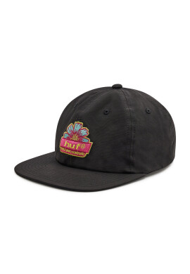 HUF Шапка с козирка Pure 6 Panel HT00525 Черен - Pepit.bg