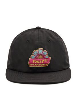 HUF Шапка с козирка Pure 6 Panel HT00525 Черен - Pepit.bg