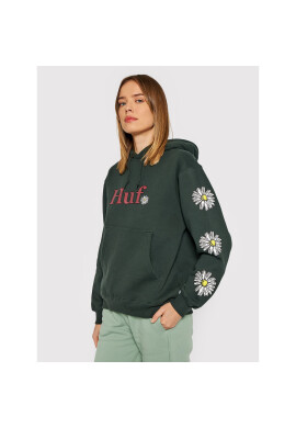HUF Суитшърт In Bloom WPF0007 Зелен Relaxed Fit - Pepit.bg