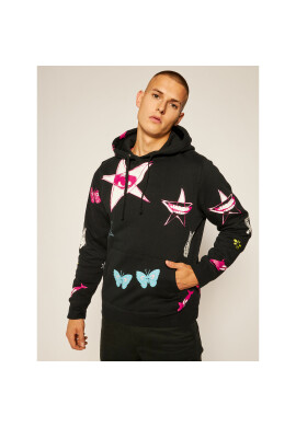 HUF Суитшърт Kei FL00126 Черен Regular Fit - Pepit.bg