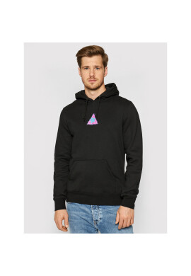 HUF Суитшърт Pushing Daisies PF00348 Черен Regular Fit - Pepit.bg