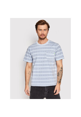 HUF Тишърт Cooper Stripe KN00342 Син Regular Fit - Pepit.bg