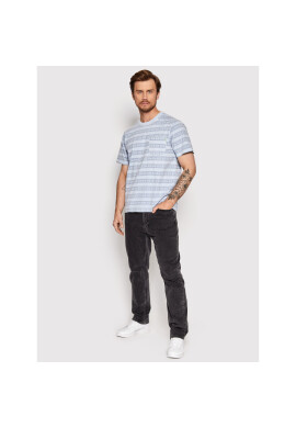 HUF Тишърт Cooper Stripe KN00342 Син Regular Fit - Pepit.bg