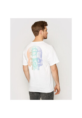 HUF Тишърт Data Death Tee TS01333 Бял Regular Fit - Pepit.bg