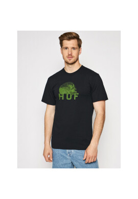 HUF Тишърт Data Death TS01333 Черен Regular Fit - Pepit.bg