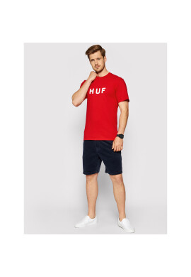 HUF Тишърт Essentials Og Logo TS00508 Червен Regular Fit - Pepit.bg