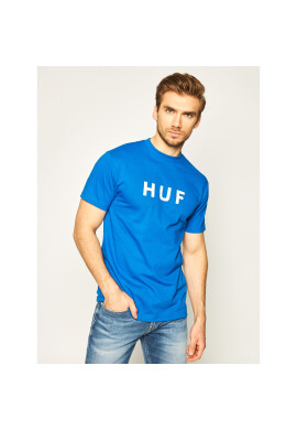 HUF Тишърт Essentials OG Logo TS00508 Син Regular Fit - Pepit.bg