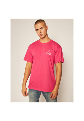 HUF Тишърт Essentials TS00509 Розов Regular Fit - Pepit.bg