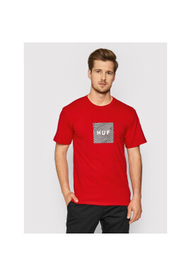 HUF Тишърт Feels Tee TS01328 Червен Regular Fit - Pepit.bg