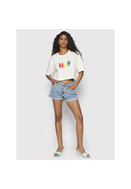 HUF Тишърт Gummed WTS0049 Бял Regular Fit - Pepit.bg