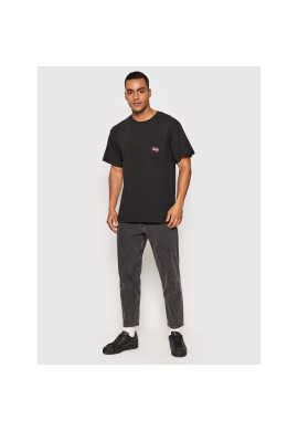 HUF Тишърт HAZE Script Pocket TS01631 Черен Regular Fit - Pepit.bg