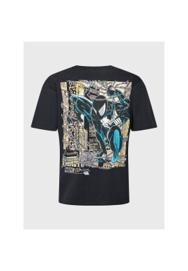 HUF Тишърт MARVEL Hangin Out TS02056 Черен Regular Fit - Pepit.bg