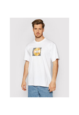 HUF Тишърт Mix Box Logo TS01343 Бял Regular Fit - Pepit.bg