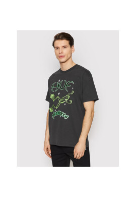 HUF Тишърт PLEASURES Cane Washed TS01806 Сив Regular Fit - Pepit.bg