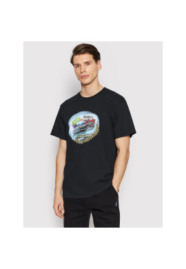 HUF Тишърт PLEASURES Party Line TS01801 Черен Regular Fit - Pepit.bg