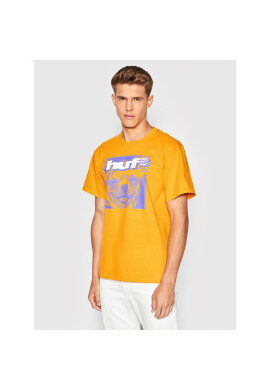 HUF Тишърт Que Como TS01828 Оранжев Regular Fit - Pepit.bg