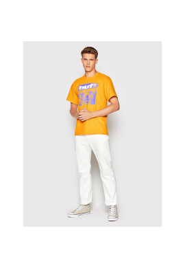 HUF Тишърт Que Como TS01828 Оранжев Regular Fit - Pepit.bg