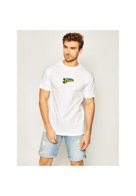 HUF Тишърт Stoops Man TS01015 Бял Regular Fit - Pepit.bg